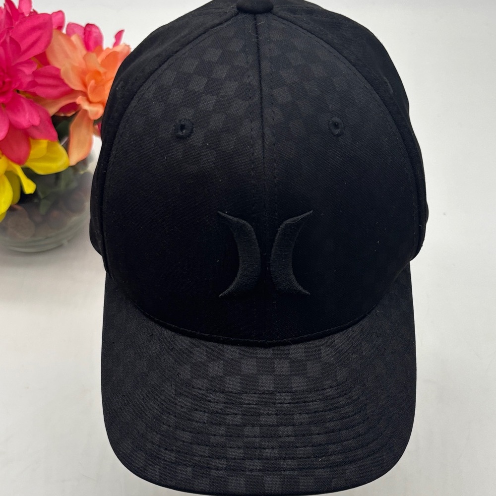 Hurley Black on Black Checkered Cap HT8815 - Picture 3 of 9